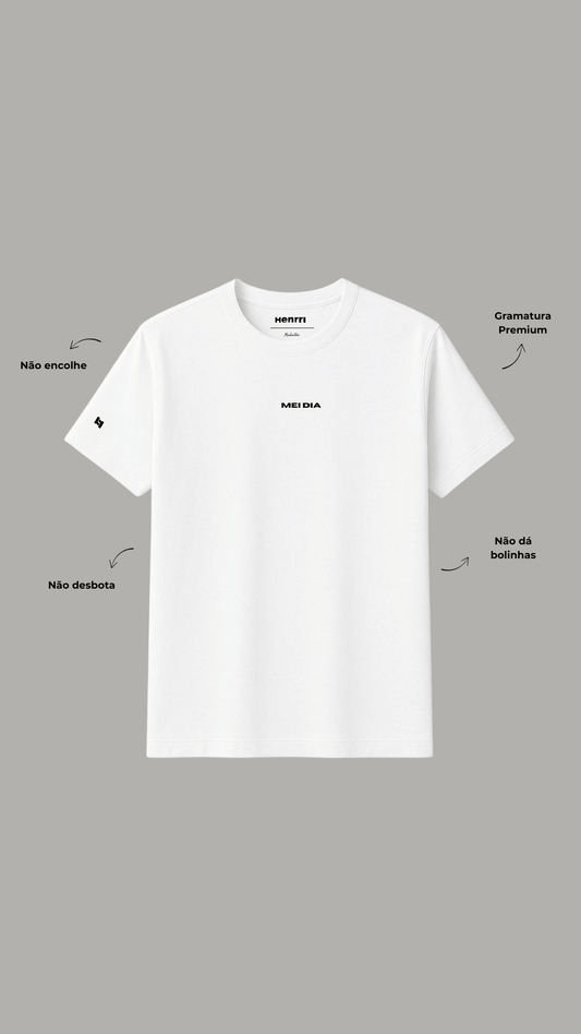 Camiseta Alg. Egípcio - Branca (Mei dia)
