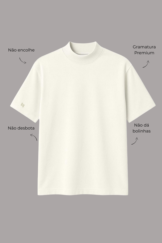 Gola Alta em Alg. Egípcio - OFF WHITE