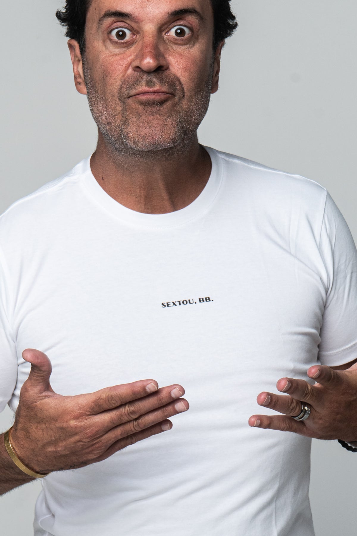 Camiseta Alg. Egípcio - Branca (Sextou BB)