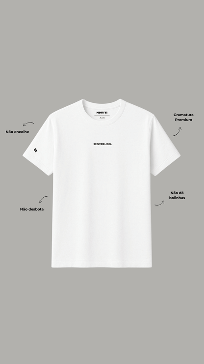 Camiseta Alg. Egípcio - Branca (Sextou BB)