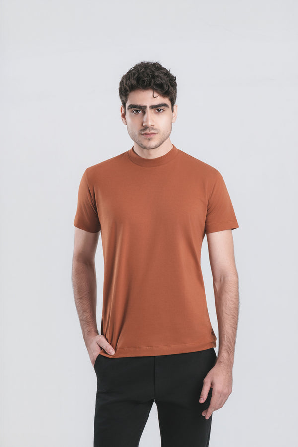 Gola Alta em Alg. Egípcio - MARROM