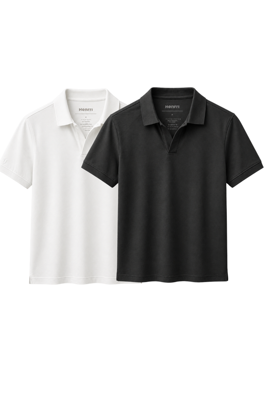 KIT 2x Polo Premium em Alg. Egípcio
