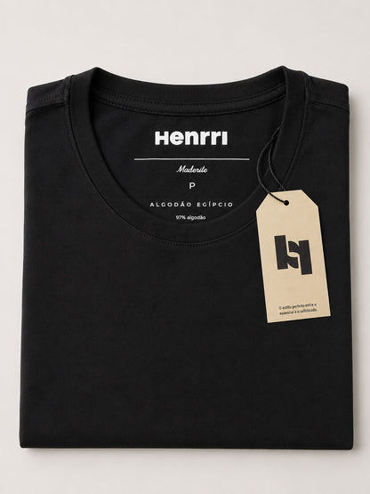 Camiseta Maderite Eterno em Alg. Egípcio - Preta