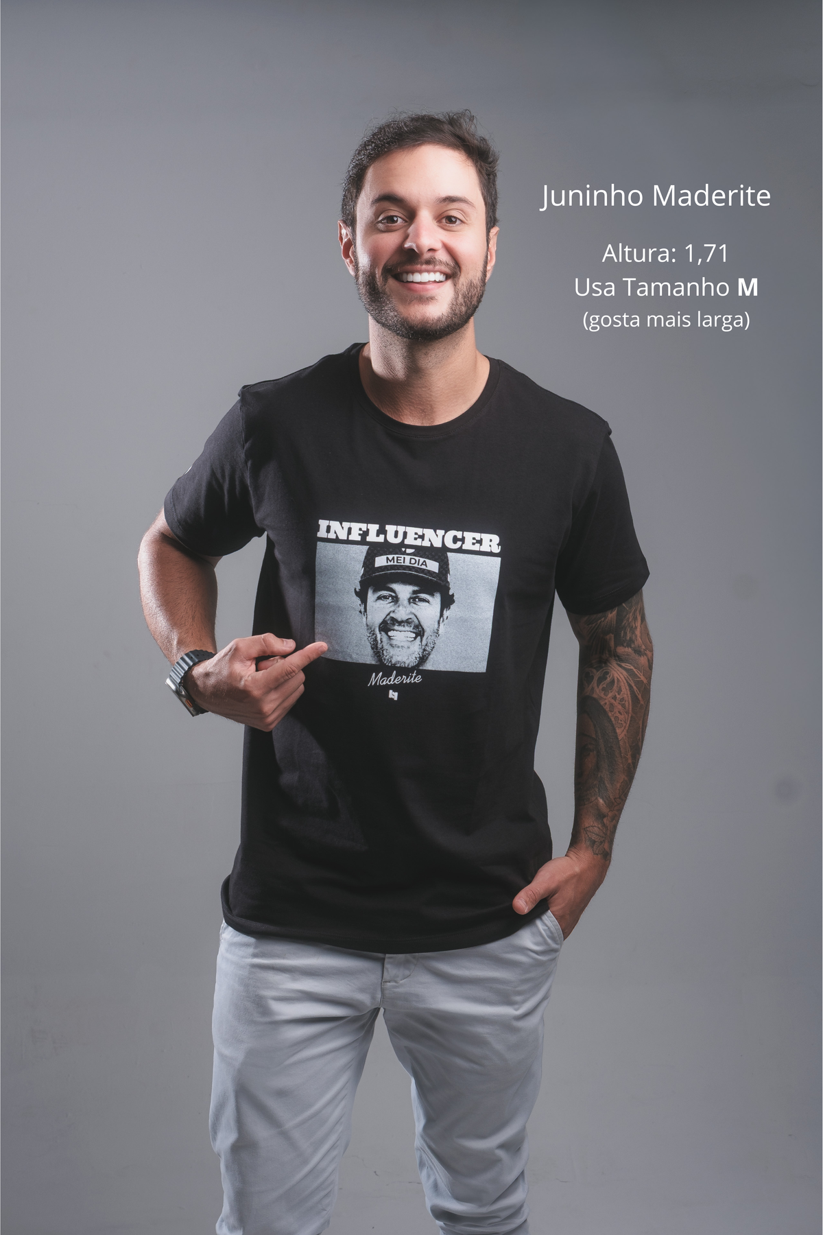 KIT 2x Camisetas Maderite - Coleção Influencer