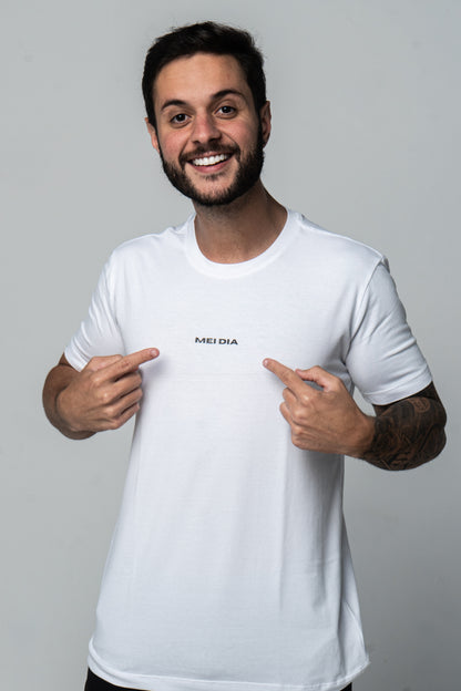 Camiseta Alg. Egípcio - Branca (Mei dia)