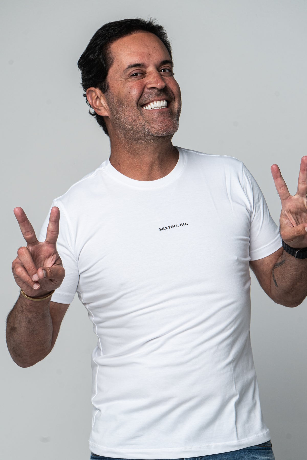 Camiseta Alg. Egípcio - Branca (Sextou BB)