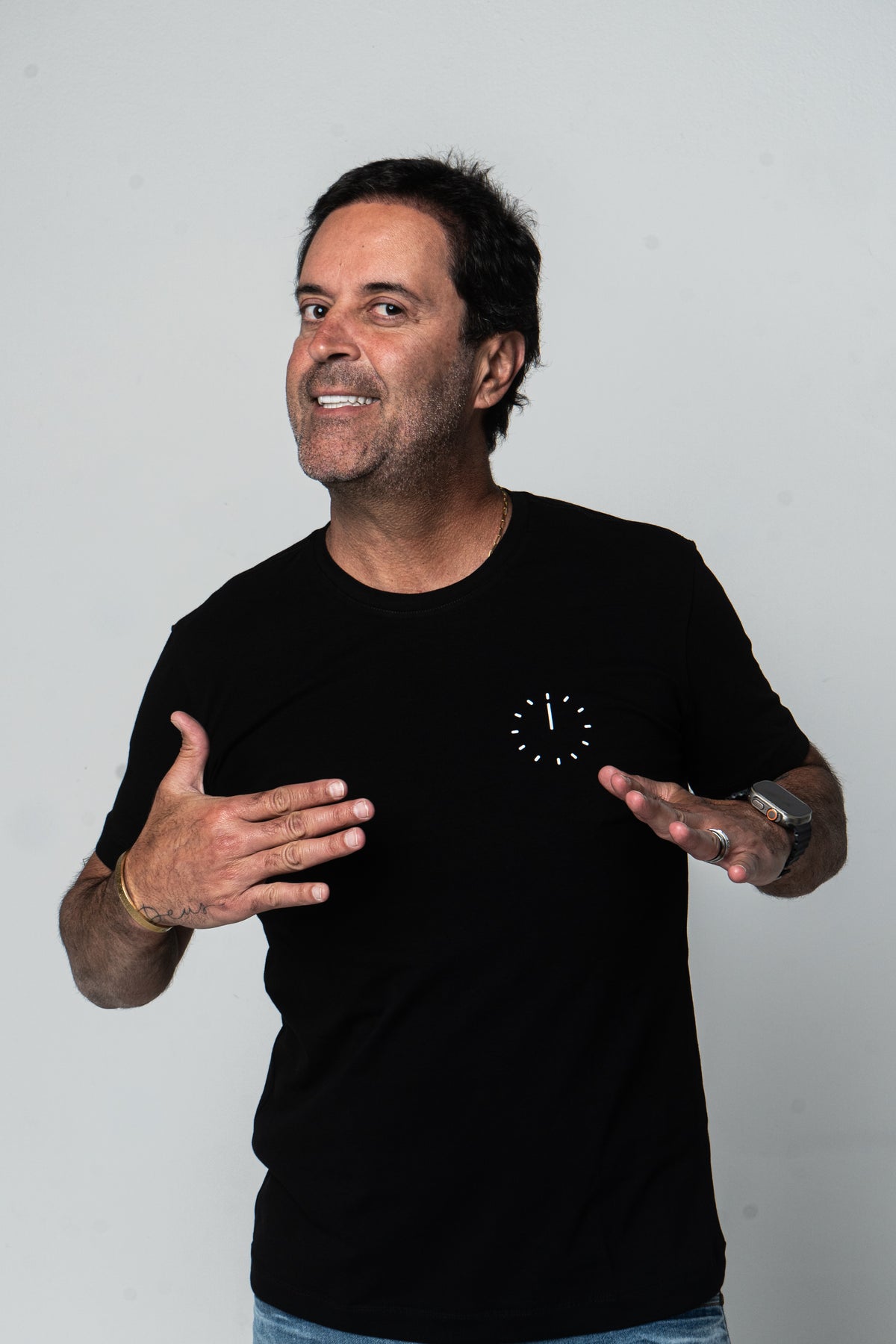 Camiseta Alg. Egípcio - Preta (Relógio Mei Dia)